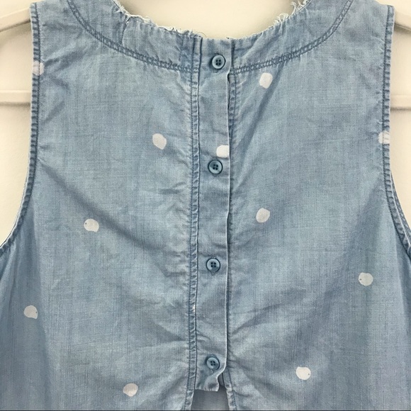 🎈Cloth & Stone Chambray Polka Dot Tank Top - Picture 5 of 9